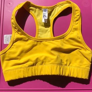 American Apparel | yellow sports bra